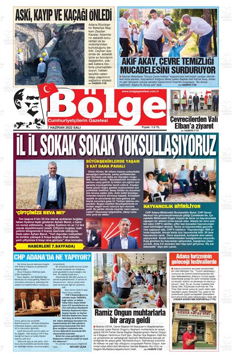 Haziran Tarihli Adana B Lge Gazete Man Etleri
