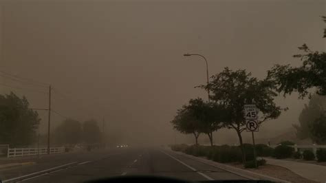 Driving Into A Haboob Dust Storm Youtube