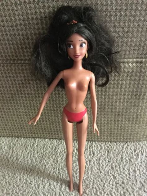 Disney Princess Elena Of Avalor Doll Vinyl Legs Long Black Hair