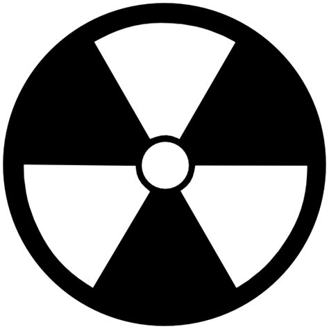 Nuclear Symbol In Circle Sticker