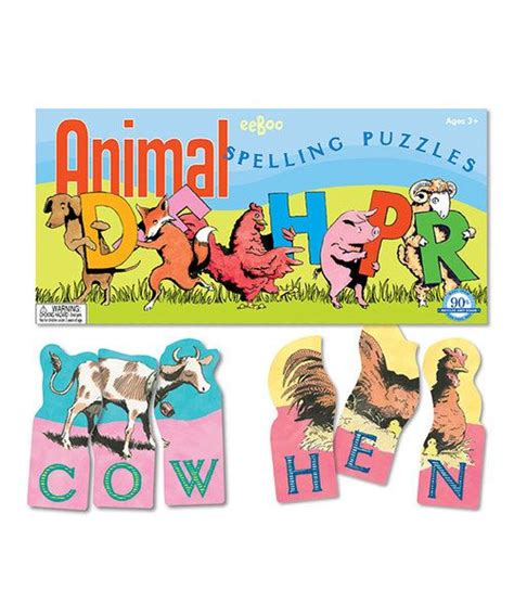 Teach A Little One How To Spell Animal Names With These