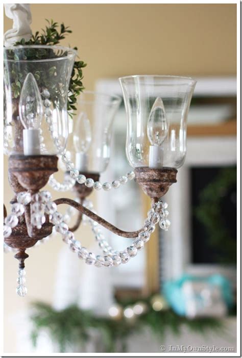From lamps and small fixtures to chandeliers and hanging pendants, each one has an easy to follow step by step tutorial with photos so you know exactly how to make it. Dining room Brass Chandelier Makeover | In My Own Style