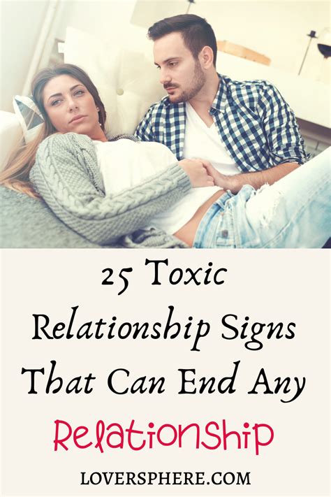25 Warning Signs You Are In A Toxic Relationship Lover Sphere