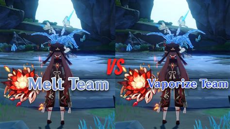 F2P Hu Tao Melt Team Vs Vaporize Team Genshin Impact YouTube