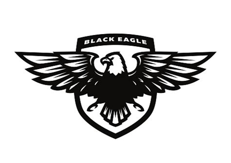 Download eagle logo images and photos. Black Eagle Logo Symbol Emblem Stock Illustration - Download Image Now - iStock