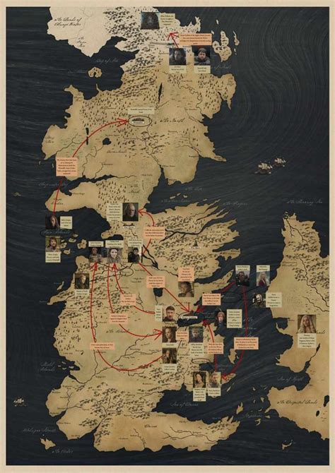 Map Of Westeros Hbo Maps Of The World