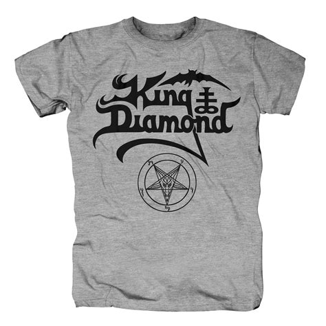 King Diamond Official Store Black Logo King Diamond T Shirt