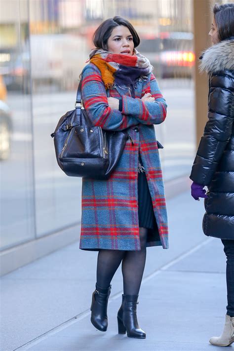 America Ferrera Winter Style Out In Nyc 152016