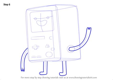 Learn How To Draw Bmo From Adventure Time Adventure Time Step By Step Drawing Tutorials