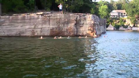 Jumping Off The Cliffs Greers Ferry Lake W Robert Fason