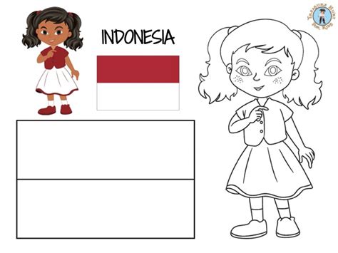 Indonesia Coloring Page Free Printables Treasure Hunt 4 Kids