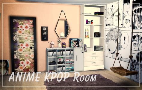 Lisisims4 Anime Kpop Room Speed Build Sims 4 Sims 4 Anime Sims 4