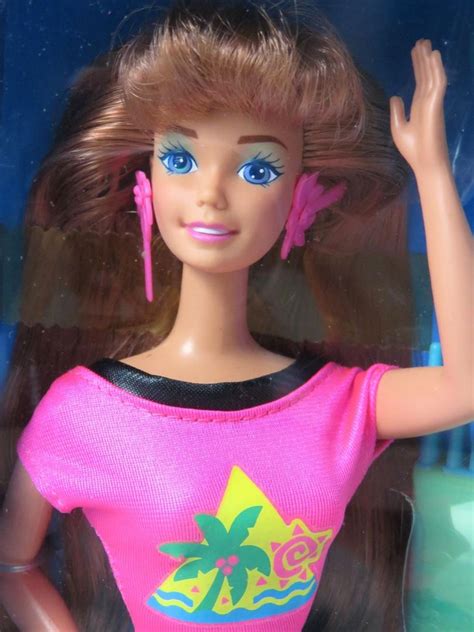 1993 Glitter Hair Barbie Set Of 3 Blonde Brunette And Redhead 1760109281