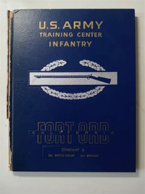 Fort Ord Us Army Training Center Infantry Yearbook 1961 Company Photo
