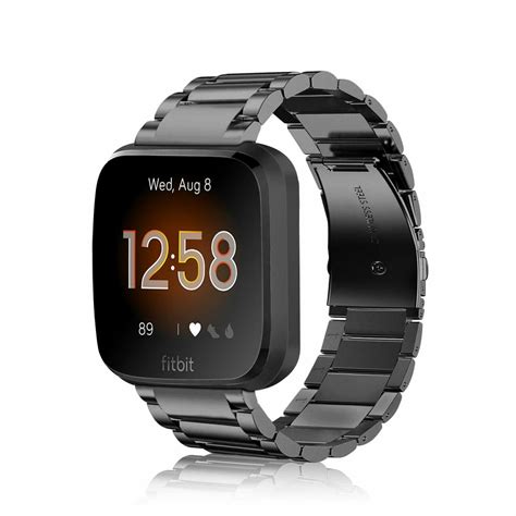 Limited time sale easy return. For Fitbit Versa 2& Versa& Versa Lite Watch Band Solid ...