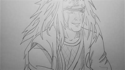 How To Draw Jiraiya Naruto Shippuden Youtube