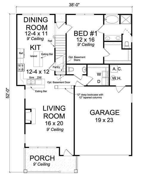 Cottage Style House Plan 3 Beds 25 Baths 1720 Sqft Plan 513 2088