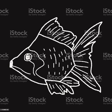 Goldfish Doodle Stock Illustration Download Image Now 2015 Animal