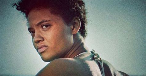 blumhouse s sweetheart trailer strands kiersey clemons on an island with a monster