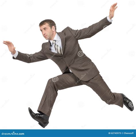 Businessman in Suit Running Stock Image - Image of consultant, career