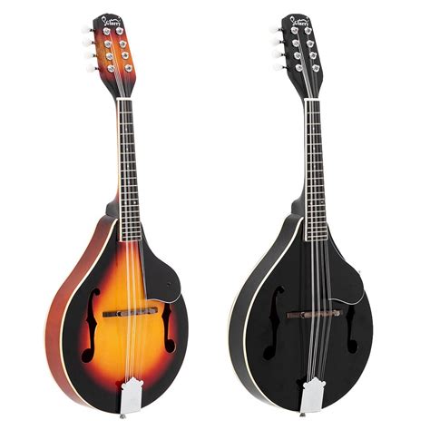 Veryke A Style 8 String Acoustic Mandolin Flatback Acoustic Mandolin