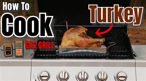 how to cook turkey gas grill easy simple youtube