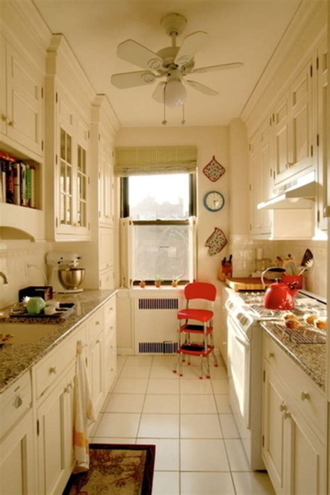 You are viewing image #13 of 28, you can see the complete gallery at the bottom below. long and narrow galley shabby chic kitchen redo - Google Search | Galley kitchen design, Galley ...