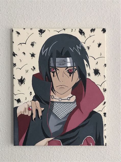 Naruto Itachi Uchiha Anime Painting Ar