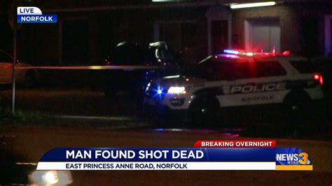 Norfolk Police Identify Man Killed In Wednesday Night Shooting