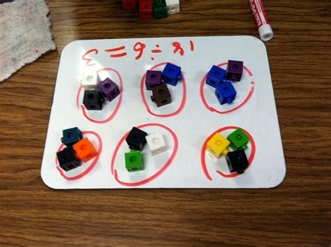 Division With Manipulatives Kids Loved It Math Manipulatives 5th