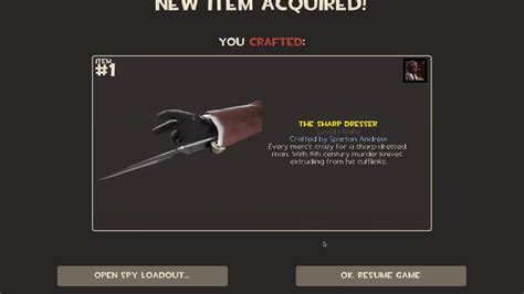 Tf2 How To Craft A Sharp Dresser Third Try Youtube