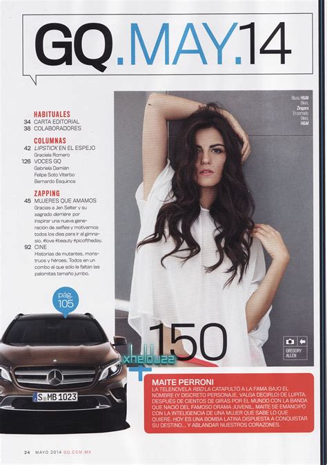 Maite Perroni In Gq Magazine Mexico May 2014 Issue Hawtcelebs