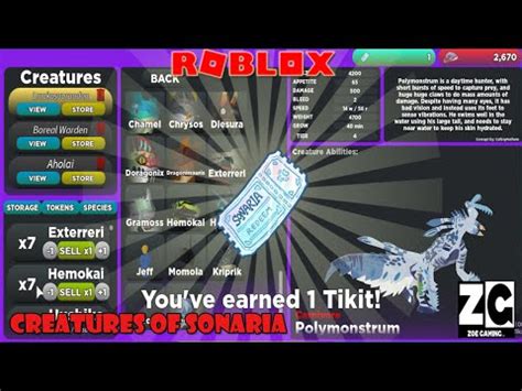 Roblox game codes give you free rewards in games including currency this is. Codes For Creatures Of Sonaria Roblox | StrucidCodes.org
