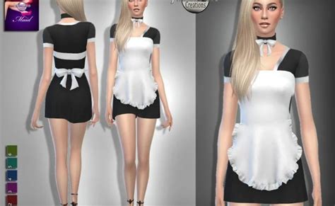 Sims 4 Career Cc Sims 4 Maid Uniform Cc Mods Otosection