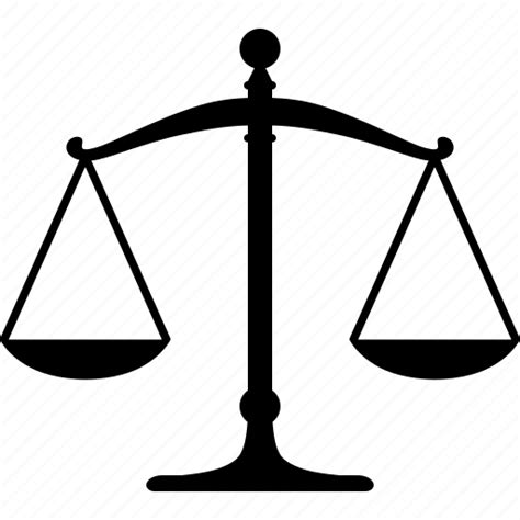 Balance Justice Law Legal Libra Scale Weight Icon