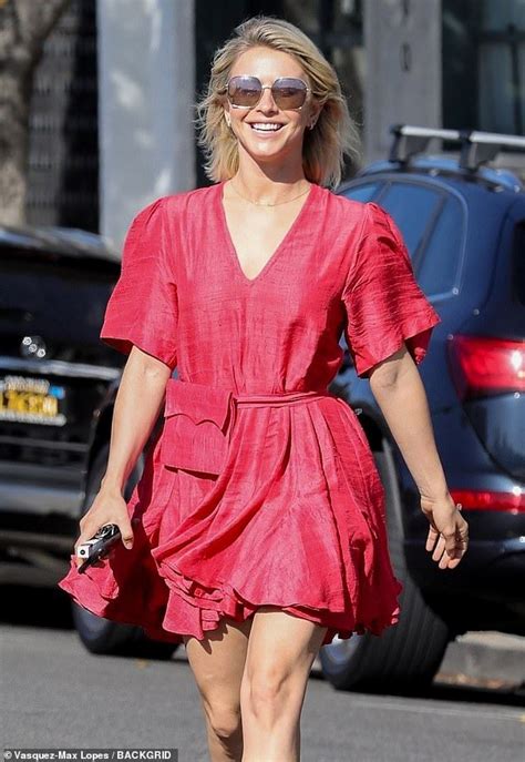 Julianne Hough Is Red Hot In A Casual Chic Look As She Steps Out In La