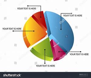 3d Pie Chart Stock Vector Illustration 95006779 Shutterstock