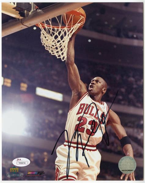 Lot Detail Michael Jordan Signed 8x10 Chicago Bulls Photo