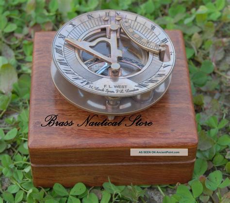 antique maritime west london vintage brass sundial compass nautical decor t