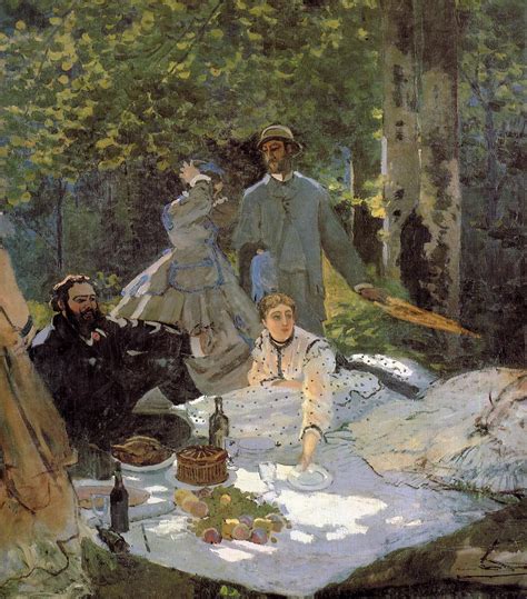 Maybe you would like to learn more about one of these? Lunch on the Grass (central panel) - Claude Monet ...