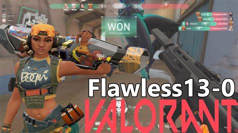 Flawless 13 0 Victory Valorant Closed Beta Full Gameplay YouTube