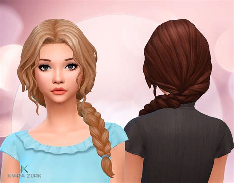 Alice Side Braid The Sims 4 Create A Sim Curseforge