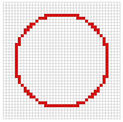 Circle Pixel Art Pixel Art Trick Tutorial Showing How