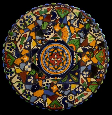 Mosiac Crafts Mosiac Projects Mosaic Decor Talavera Pottery