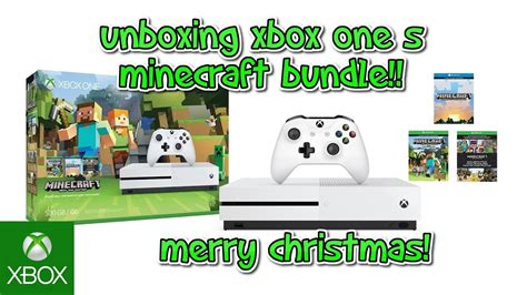 Unboxing Xbox One S Minecraft Bundle Youtube