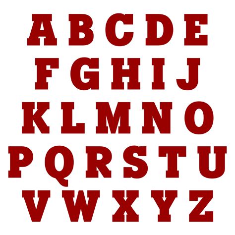 10 Best 5 Inch Printable Letters A Z Pdf For Free At Printablee