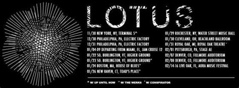 Tour Dates Lotus Announces Winter Tour