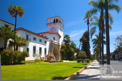County Courthouse Santa Barbara California Stock Photo