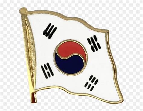 Flag Lapel Pin South Korea South Korea Flag Hd Png Download