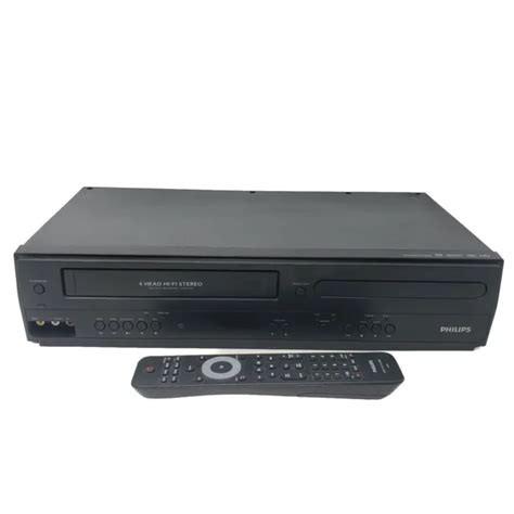PHILIPS DVP V DVD VCR Combo VHS Recorder Player Head HiFi Stereo W